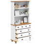 Hutch “ASKIM” Blanco 91x40x183 cm Madera Sólida de Pino de , Aparadores - Ref: Foro24-3334643, Precio: 292,74 €, Descuento: %