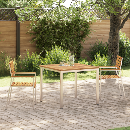 Juego de Comedor de Jardín de 3 Piezas de  de Madera Sólida de Acacia | Foro24.es | Tu tienda online para hogar, jardín y más Foro24.es