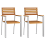 Juego de Comedor de Jardín de 3 Piezas de  de Madera Sólida de Acacia | Foro24.es | Tu tienda online para hogar, jardín y más Foro24.es