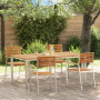 Conjunto de Comedor de Jardín de 5 Piezas  Madera Sólida de Acacia | Foro24.es | Tu tienda online para hogar, jardín y más Foro24.es
