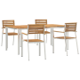 Conjunto de Comedor de Jardín de 5 Piezas  Madera Sólida de Acacia | Foro24.es | Tu tienda online para hogar, jardín y más Foro24.es