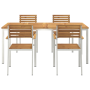 Conjunto de Comedor de Jardín de 5 Piezas  Madera Sólida de Acacia | Foro24.es | Tu tienda online para hogar, jardín y más Foro24.es
