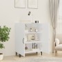 Weißes Sperrholz-Sideboard 70x34x90 cm von vidaXL, Sideboards - Ref: Foro24-812105, Preis: 80,86 €, Rabatt: %