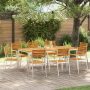 Juego de Comedor de Jardín de 9 Piezas  de Madera Sólida de Acacia | Foro24.es | Tu tienda online para hogar, jardín y más Foro24.es
