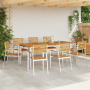 Juego de Comedor de Jardín de 9 Piezas  de Madera Sólida de Acacia | Foro24.es | Tu tienda online para hogar, jardín y más Foro24.es