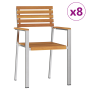Juego de Comedor de Jardín de 9 Piezas  de Madera Sólida de Acacia | Foro24.es | Tu tienda online para hogar, jardín y más Foro24.es