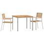 Juego de Comedor de Jardín de 3 Piezas de Madera Sólida de Teca | Foro24.es | Tu tienda online para hogar, jardín y más Foro24.es