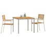 Juego de Comedor de Jardín de 3 Piezas de Madera Sólida de Teca | Foro24.es | Tu tienda online para hogar, jardín y más Foro24.es