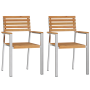 Juego de Comedor de Jardín de 3 Piezas de Madera Sólida de Teca | Foro24.es | Tu tienda online para hogar, jardín y más Foro24.es