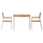 Juego de Comedor de Jardín de 3 Piezas de Madera Sólida de Teca | Foro24.es | Tu tienda online para hogar, jardín y más Foro24.es
