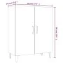 Weißes Sperrholz-Sideboard 70x34x90 cm von vidaXL, Sideboards - Ref: Foro24-812105, Preis: 85,09 €, Rabatt: %
