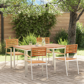 Conjunto de Comedor de Jardín de 5 Piezas en