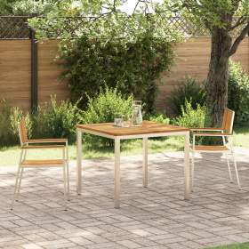 Conjunto de Comedor de Jardín de 3 Piezas de