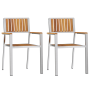 Conjunto de Comedor de Jardín  de 3 Piezas de Madera Sólida de Acacia | Foro24.es | Tu tienda online para hogar, jardín y más Foro24.es