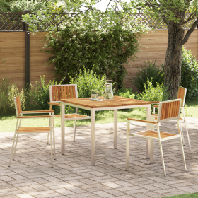 Conjunto de Comedor de Jardín de 5 Piezas de
