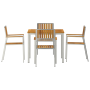 Conjunto de Comedor de Jardín  de 5 Piezas de Madera Sólida de Acacia | Foro24.es | Tu tienda online para hogar, jardín y más Foro24.es