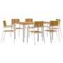 Juego de Comedor de Jardín de 7 Piezas Madera Maciza de Acacia | Foro24.es | Tu tienda online para hogar, jardín y más Foro24.es