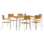 Juego de Comedor de Jardín de 7 Piezas Madera Maciza de Acacia | Foro24.es | Tu tienda online para hogar, jardín y más Foro24.es