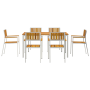 Juego de Comedor de Jardín de 7 Piezas Madera Maciza de Acacia | Foro24.es | Tu tienda online para hogar, jardín y más Foro24.es
