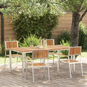 Conjunto de Comedor de Jardín de 5 Piezas de