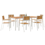 Conjunto de Comedor de Jardín de 7 Piezas de Madera Maciza de Acacia | Foro24.es | Tu tienda online para hogar, jardín y más Foro24.es