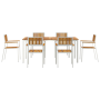 Conjunto de Comedor de Jardín de 7 Piezas de Madera Maciza de Acacia | Foro24.es | Tu tienda online para hogar, jardín y más Foro24.es