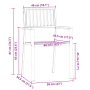 Conjunto de Comedor de Jardín de 7 Piezas de Madera Maciza de Acacia | Foro24.es | Tu tienda online para hogar, jardín y más Foro24.es