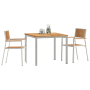 Conjunto de Comedor  de 3 Piezas de Madera Sólida de Teca | Foro24.es | Tu tienda online para hogar, jardín y más Foro24.es