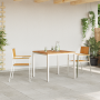 Conjunto de Comedor  de 3 Piezas de Madera Sólida de Teca | Foro24.es | Tu tienda online para hogar, jardín y más Foro24.es