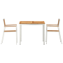 Conjunto de Comedor  de 3 Piezas de Madera Sólida de Teca | Foro24.es | Tu tienda online para hogar, jardín y más Foro24.es
