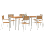 Juego de Comedor de Jardín de 7 Piezas de Madera Maciza de Teca | Foro24.es | Tu tienda online para hogar, jardín y más Foro24.es