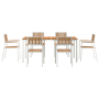 Juego de Comedor de Jardín de 7 Piezas de Madera Maciza de Teca | Foro24.es | Tu tienda online para hogar, jardín y más Foro24.es