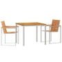 Juego de Comedor de Jardín  de 3 piezas de Madera Maciza de Acacia | Foro24.es | Tu tienda online para hogar, jardín y más Foro24.es