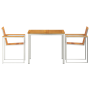 Juego de Comedor de Jardín de 3 piezas de Madera Maciza de Acacia de , Mesas de jardín - Ref: Foro24-3334805, Precio: 411,86 €