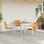 Conjunto de Comedor de Jardín de 5 Piezas  de Madera Maciza de Acacia | Foro24.es | Tu tienda online para hogar, jardín y más Foro24.es