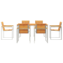 Conjunto de Comedor de Jardín de 7 Piezas de Madera Sólida de Acacia | Foro24.es | Tu tienda online para hogar, jardín y más Foro24.es
