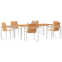 Conjunto de Comedor de Jardín  de 7 Piezas de Madera de Acacia | Foro24.es | Tu tienda online para hogar, jardín y más Foro24.es