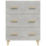 Aparador de madera contrachapada gris hormigón 70x34x90 cm de vidaXL, Aparadores - Ref: Foro24-812154, Precio: 82,27 €, Descu...