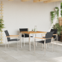 Juego de Comedor de Jardín  de 5 Piezas de Madera Sólida de Acacia | Foro24.es | Tu tienda online para hogar, jardín y más Foro24.es