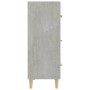 Aparador de madera contrachapada gris hormigón 70x34x90 cm de vidaXL, Aparadores - Ref: Foro24-812154, Precio: 82,27 €, Descu...