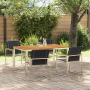 Juego de Comedor de Jardín  de 5 Piezas de Madera Maciza de Acacia | Foro24.es | Tu tienda online para hogar, jardín y más Foro24.es