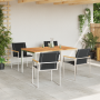 Juego de Comedor de Jardín  de 5 Piezas de Madera Maciza de Acacia | Foro24.es | Tu tienda online para hogar, jardín y más Foro24.es