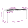 Juego de Comedor de Jardín de 7 Piezas de Madera Maciza de Acacia de , Mesas de jardín - Ref: Foro24-3334818, Precio: 750,74 €