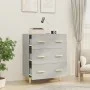 Betongraues Sperrholz-Sideboard 70x34x90 cm von vidaXL, Sideboards - Ref: Foro24-812154, Preis: 81,24 €, Rabatt: %