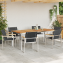 Juego de Comedor de Jardín de 7 Piezas en Madera Acacia Maciza | Foro24.es | Tu tienda online para hogar, jardín y más Foro24.es