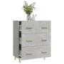 Betongraues Sperrholz-Sideboard 70x34x90 cm von vidaXL, Sideboards - Ref: Foro24-812154, Preis: 81,24 €, Rabatt: %