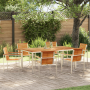 Conjunto de Comedor de Jardín de 7 Piezas de Madera Sólida de Teca by , Garden tables - Ref: Foro24-3334826, Price: 1,00 €, D...