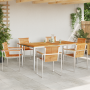 Conjunto de Comedor de Jardín de 7 Piezas de Madera Sólida de Teca by , Garden tables - Ref: Foro24-3334826, Price: 1,00 €, D...