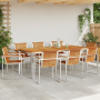 Conjunto de Comedor de Jardín de 9 Piezas de Madera Sólida de Teca by , Garden tables - Ref: Foro24-3334828, Price: 1,00 €, D...
