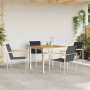 Set de Comedor para Jardín de 5 Piezas de Madera Sólida de Teca | Foro24.es | Tu tienda online para hogar, jardín y más Foro24.es
